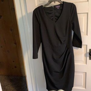 Form fitting black dress